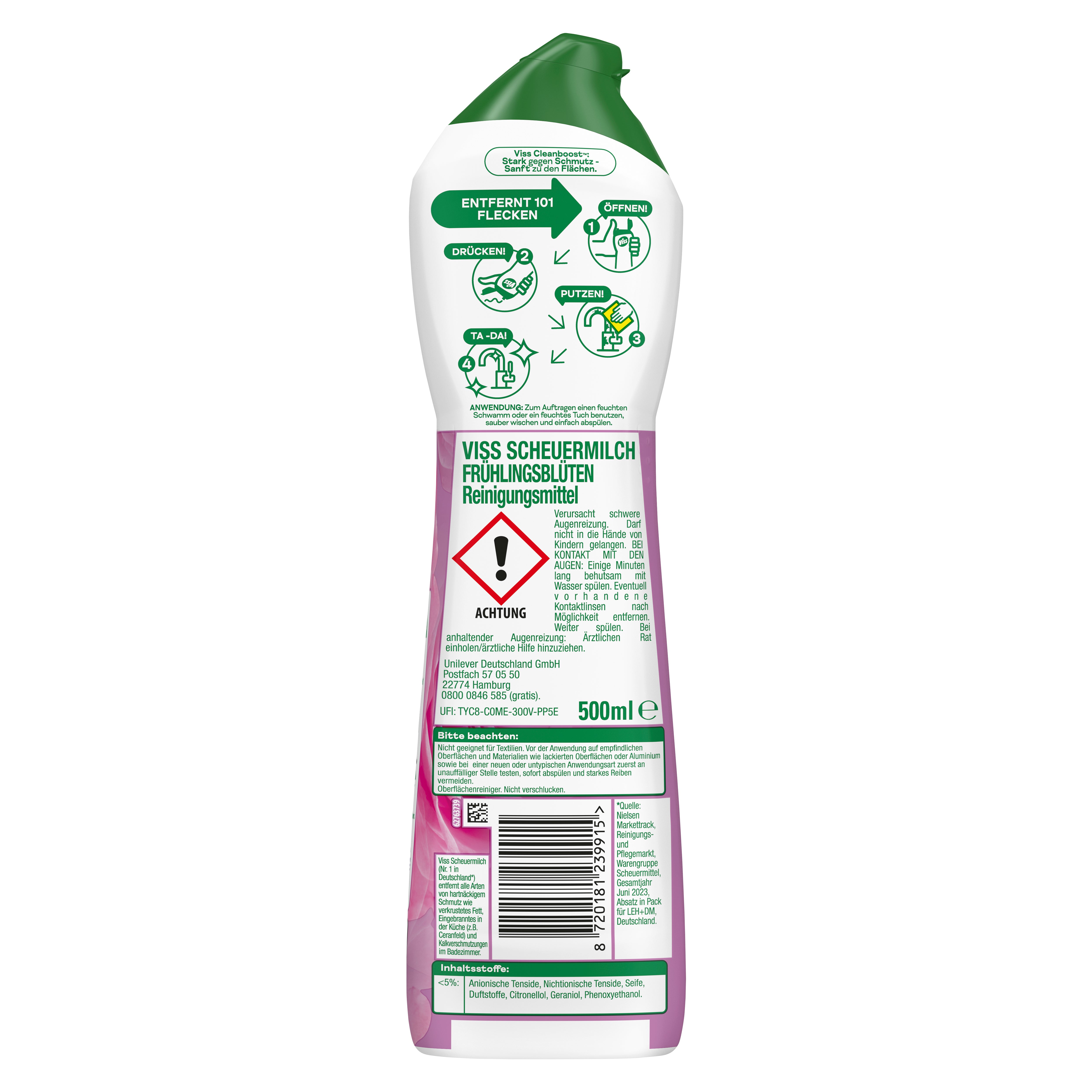 Viss Scheuermilch Frühlingsblüten 500 ml