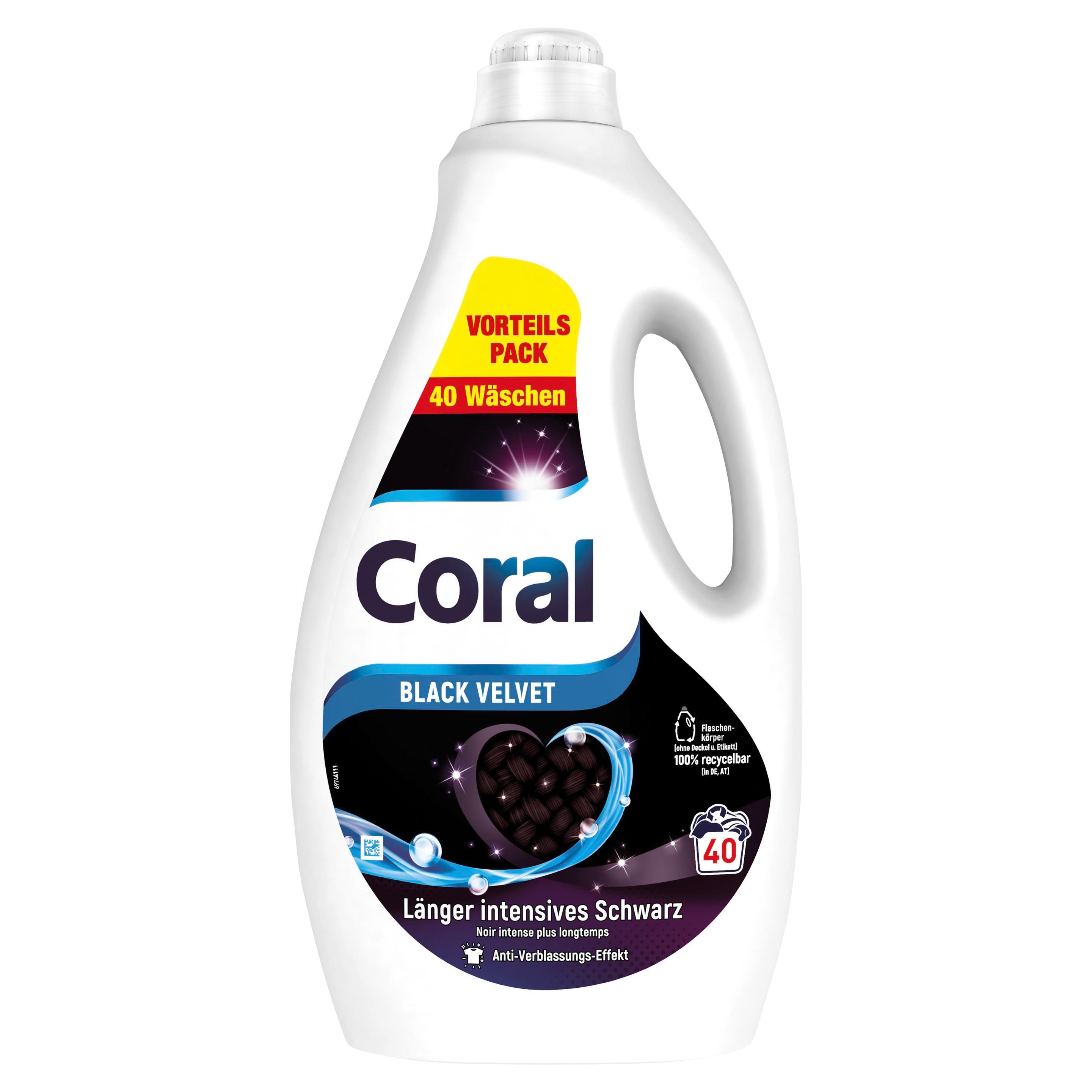 Coral Flüssigwaschmittel Black Velvet 40WL 2,0L
