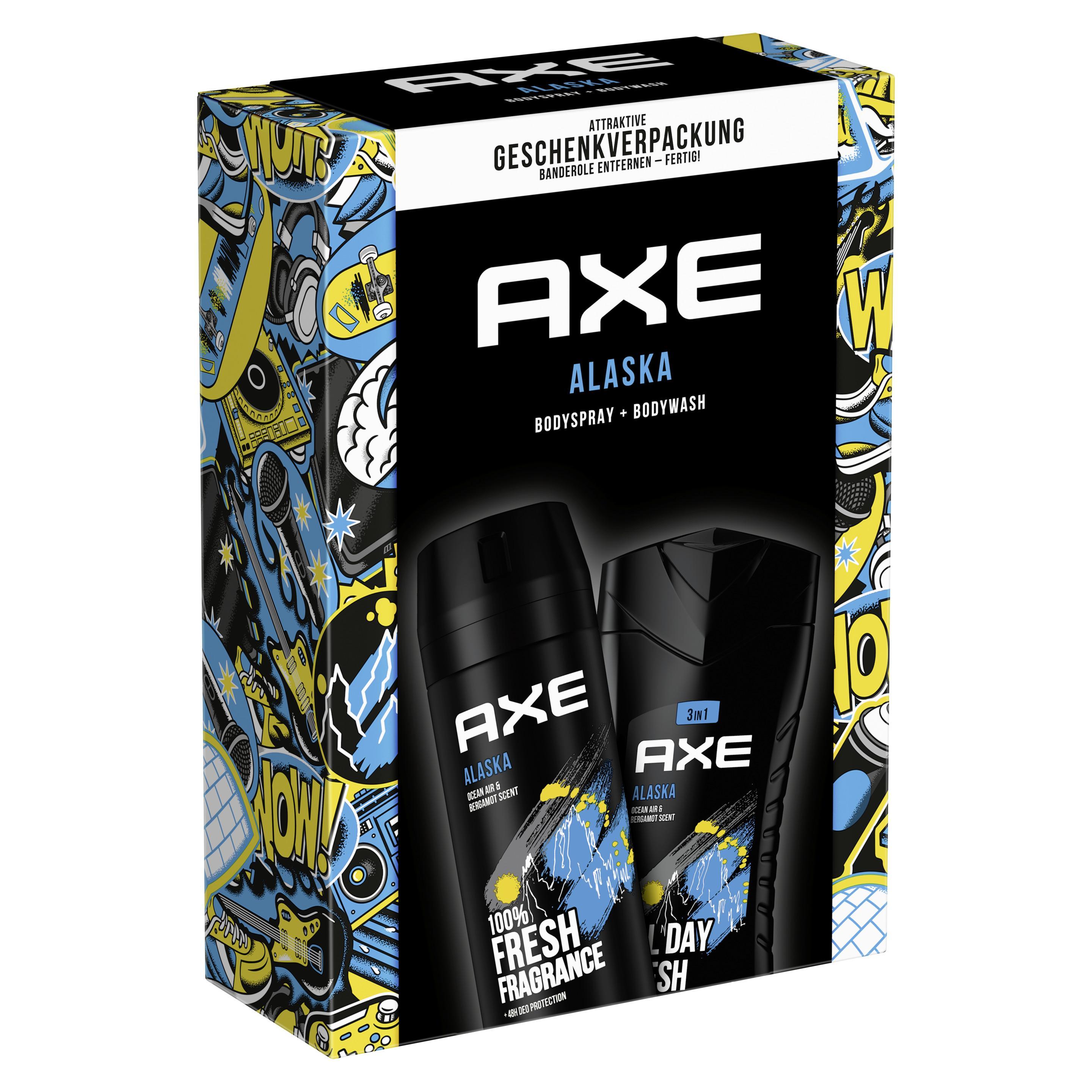 AXE  Geschenkset "Alaska" Pflegeset mit Deodorant und Duschgel (150 ml + 250 ml)