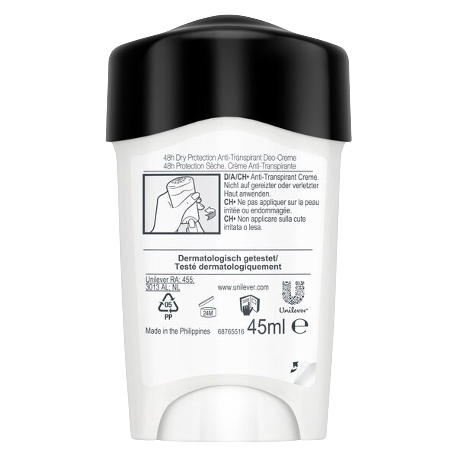 Rexona Men Maximum Protection Anti-Transpirant Deo Creme Clean Scent 45ml