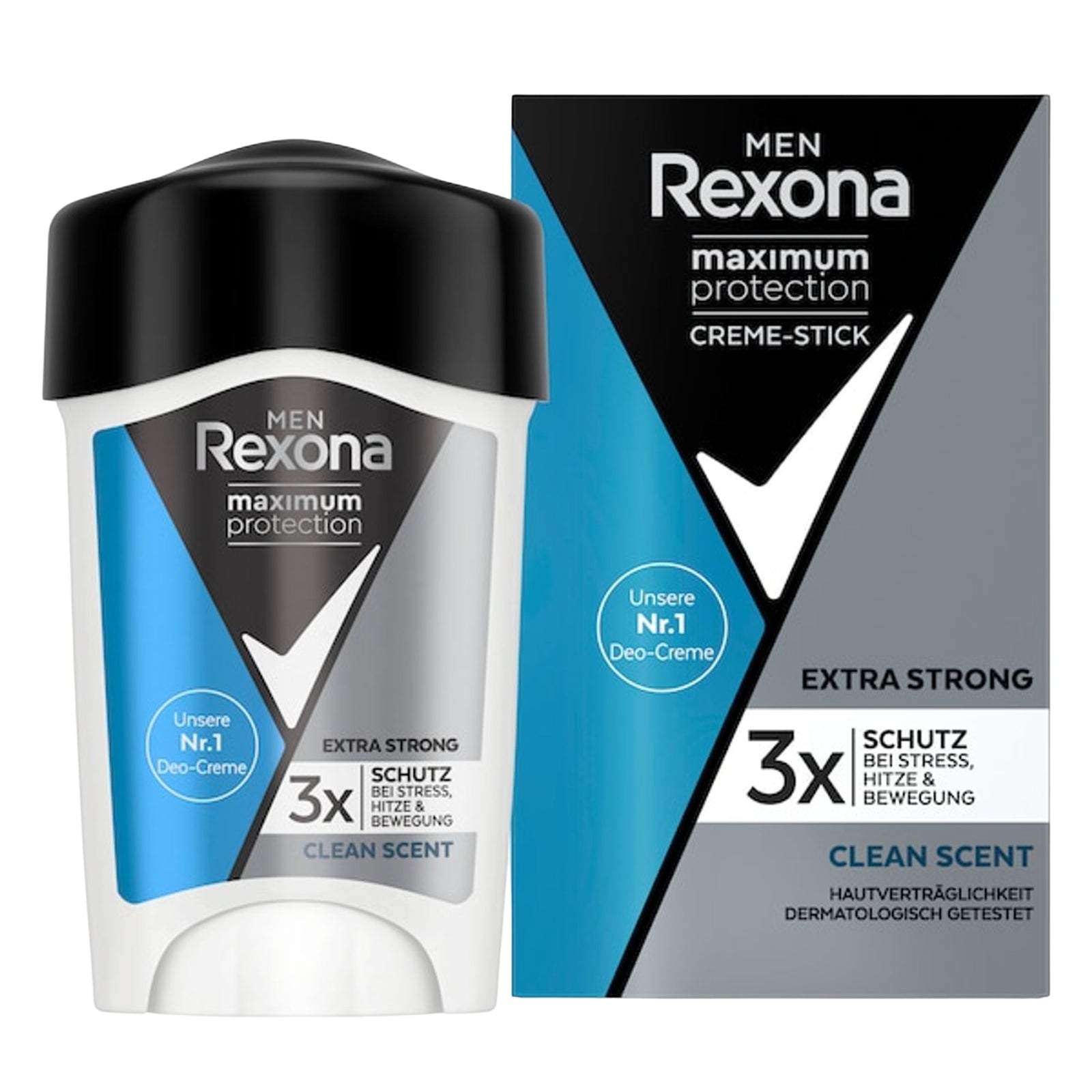 Rexona Men Maximum Protection Anti-Transpirant Deo Creme Clean Scent 45ml