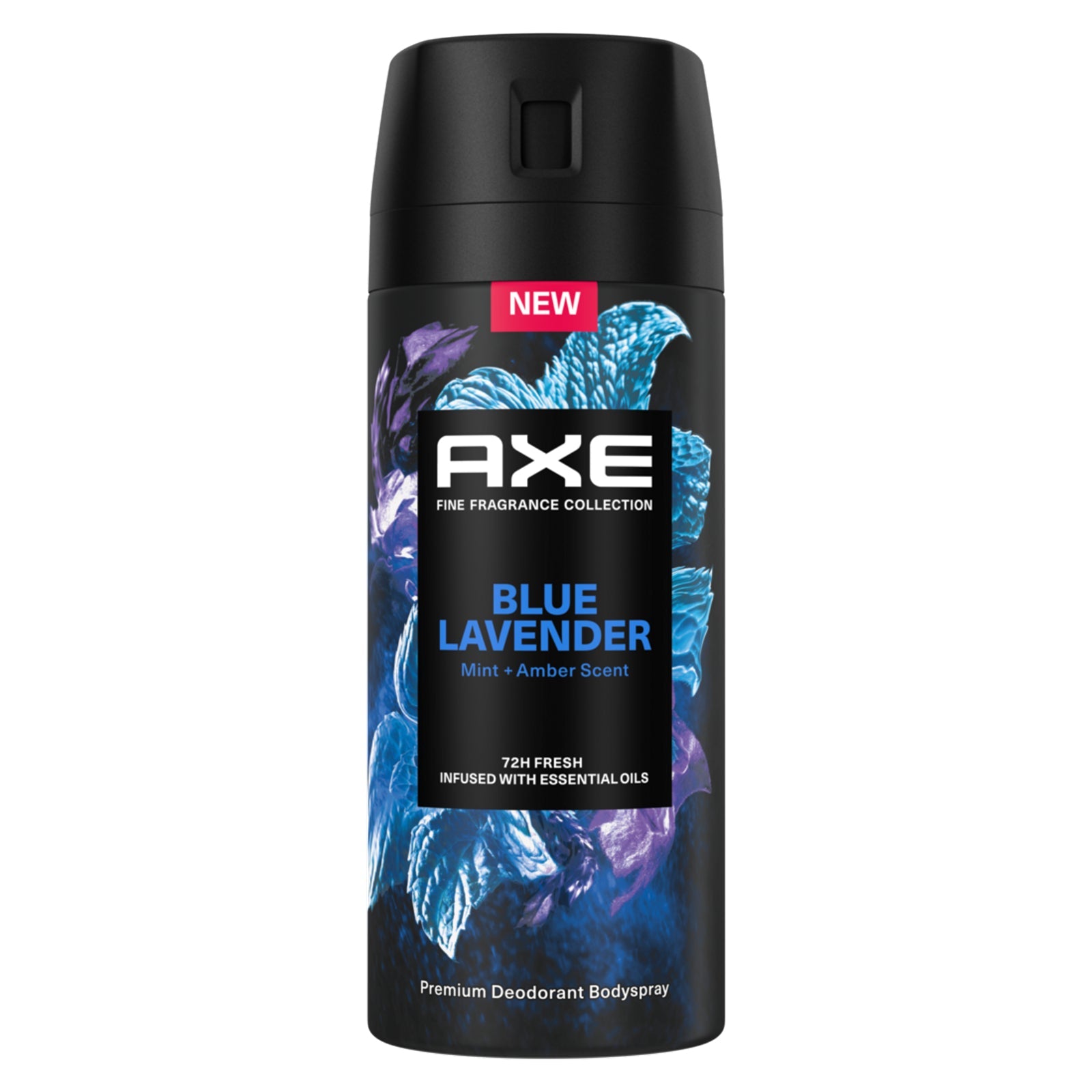 Axe Premium Bodyspray Blue Lavender Deo ohne Aluminiumsalze mit 72 Stunden Schutz 150 ml