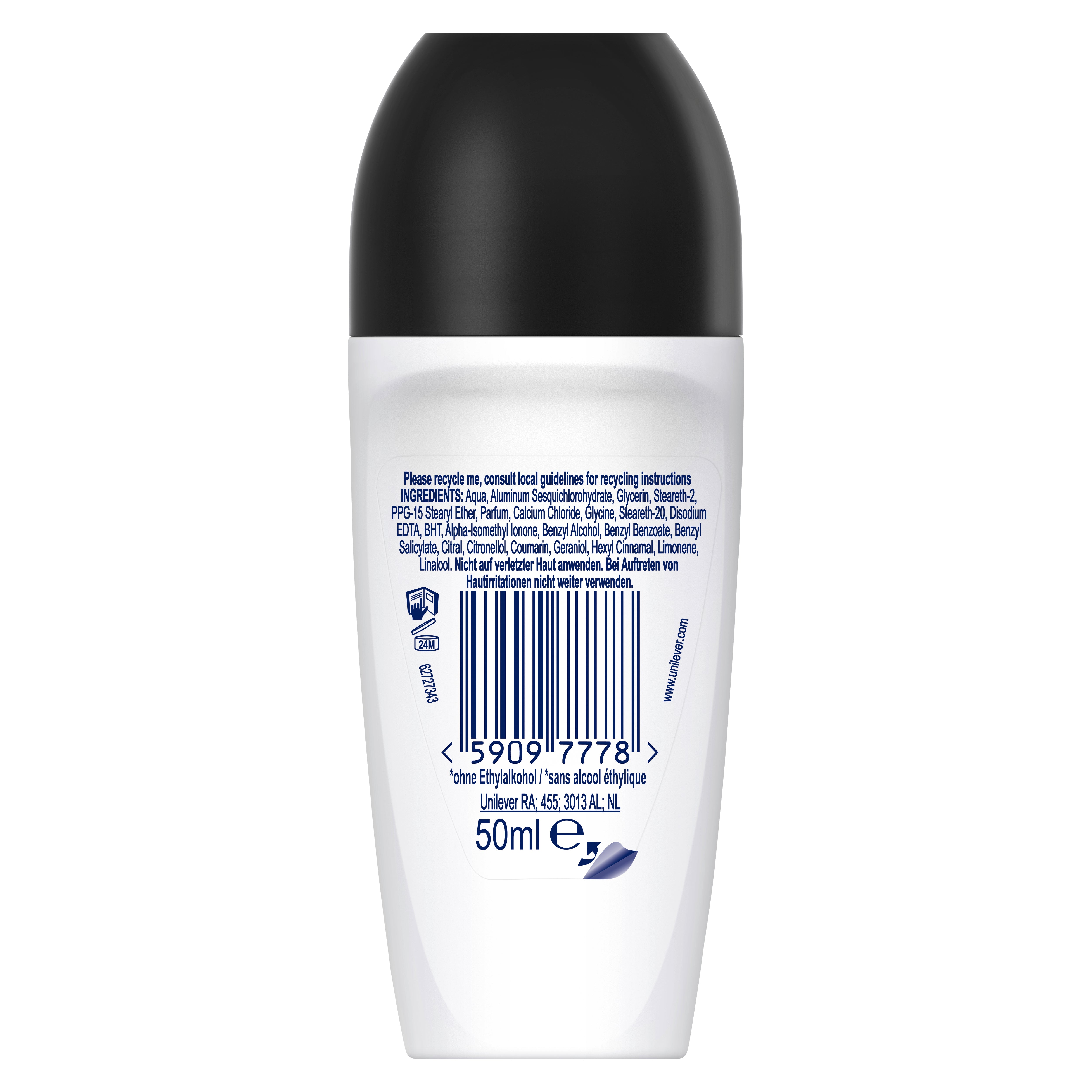 Rexona Nonstop Protection Deo Roll-On Invisible Aqua 50 ml