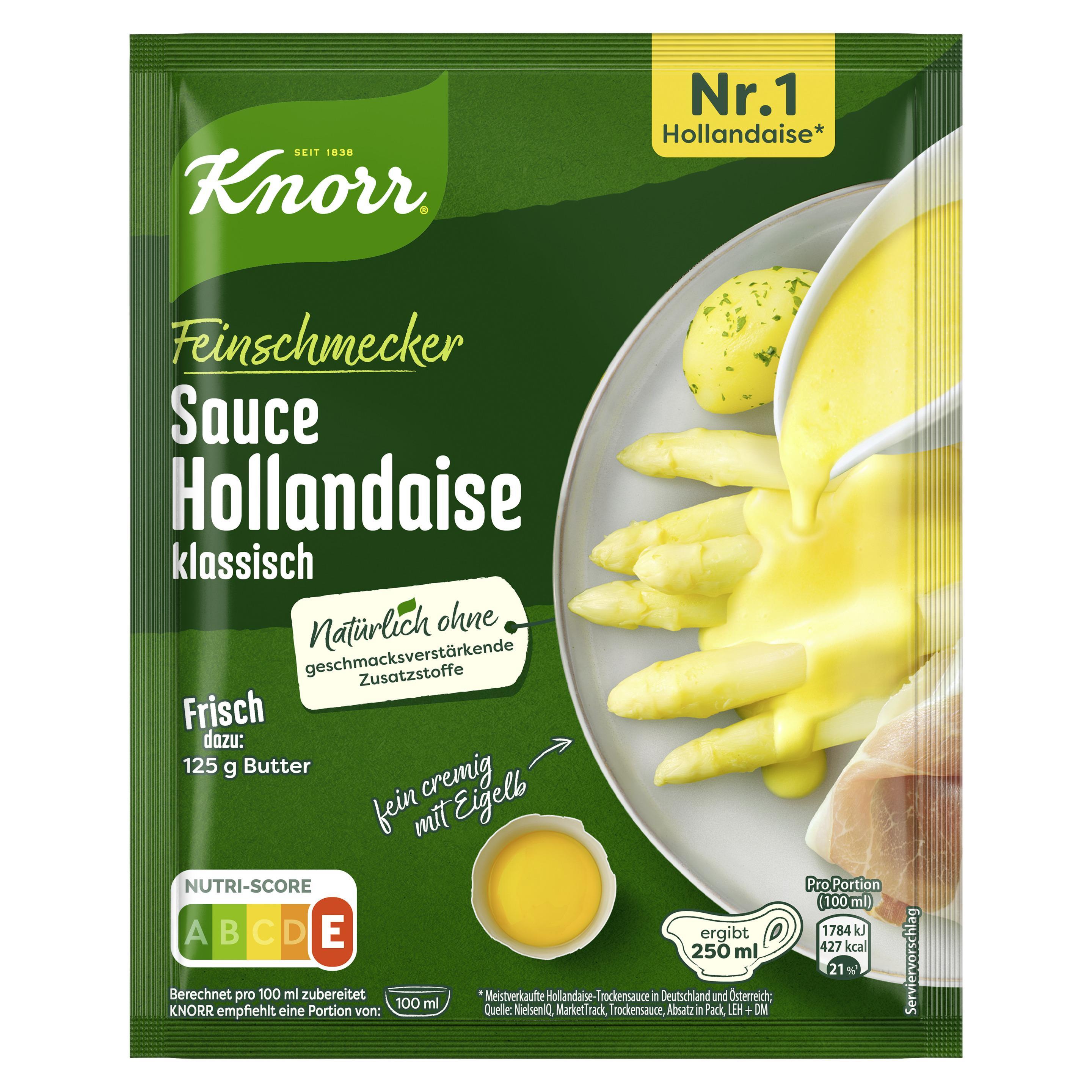 Knorr Feinschmecker Sauce Hollandaise klassisch ergibt 250 ml