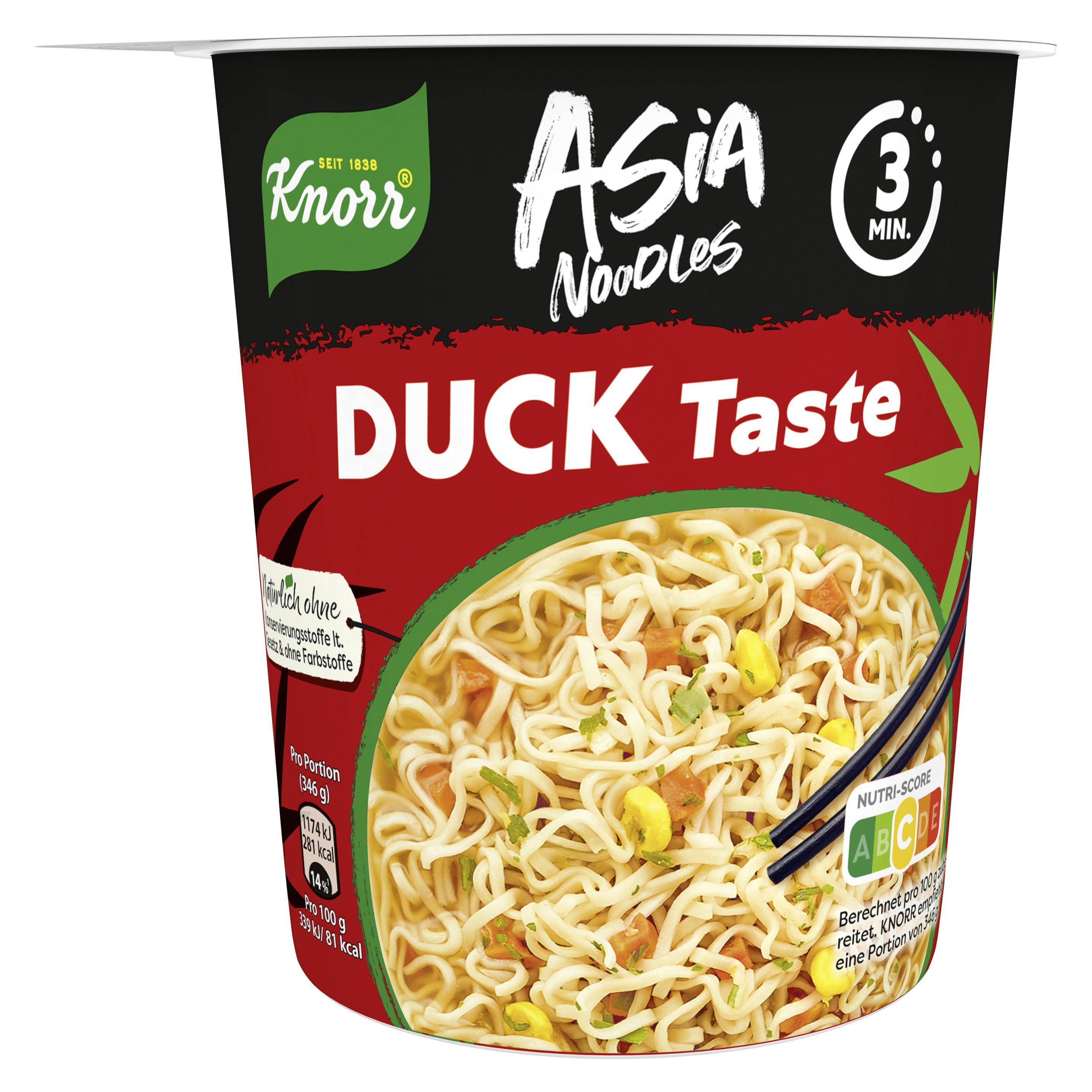 Knorr Asia Noodles Snackbecher Duck Taste 61g
