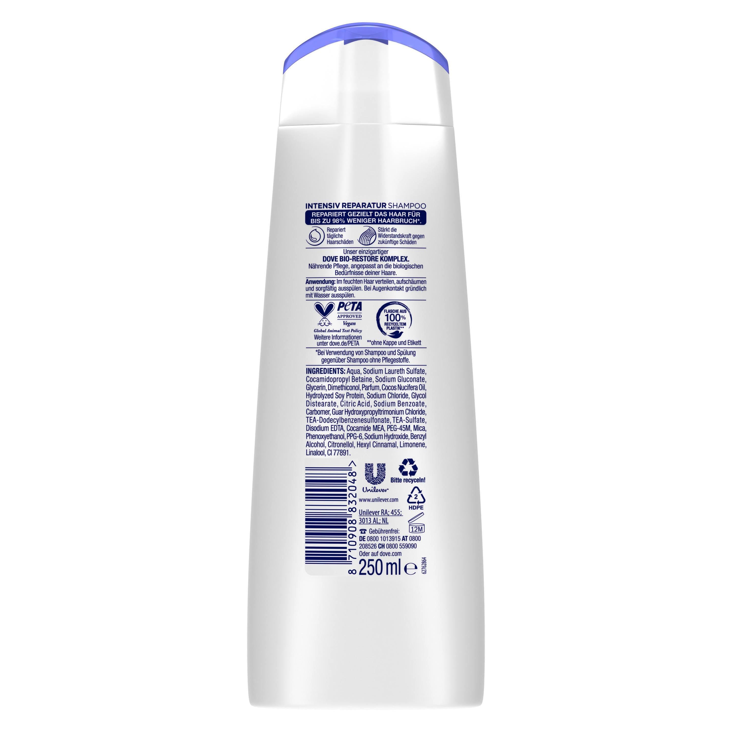 Dove Haarpflege Shampoo Intensiv Reparatur 250 ml