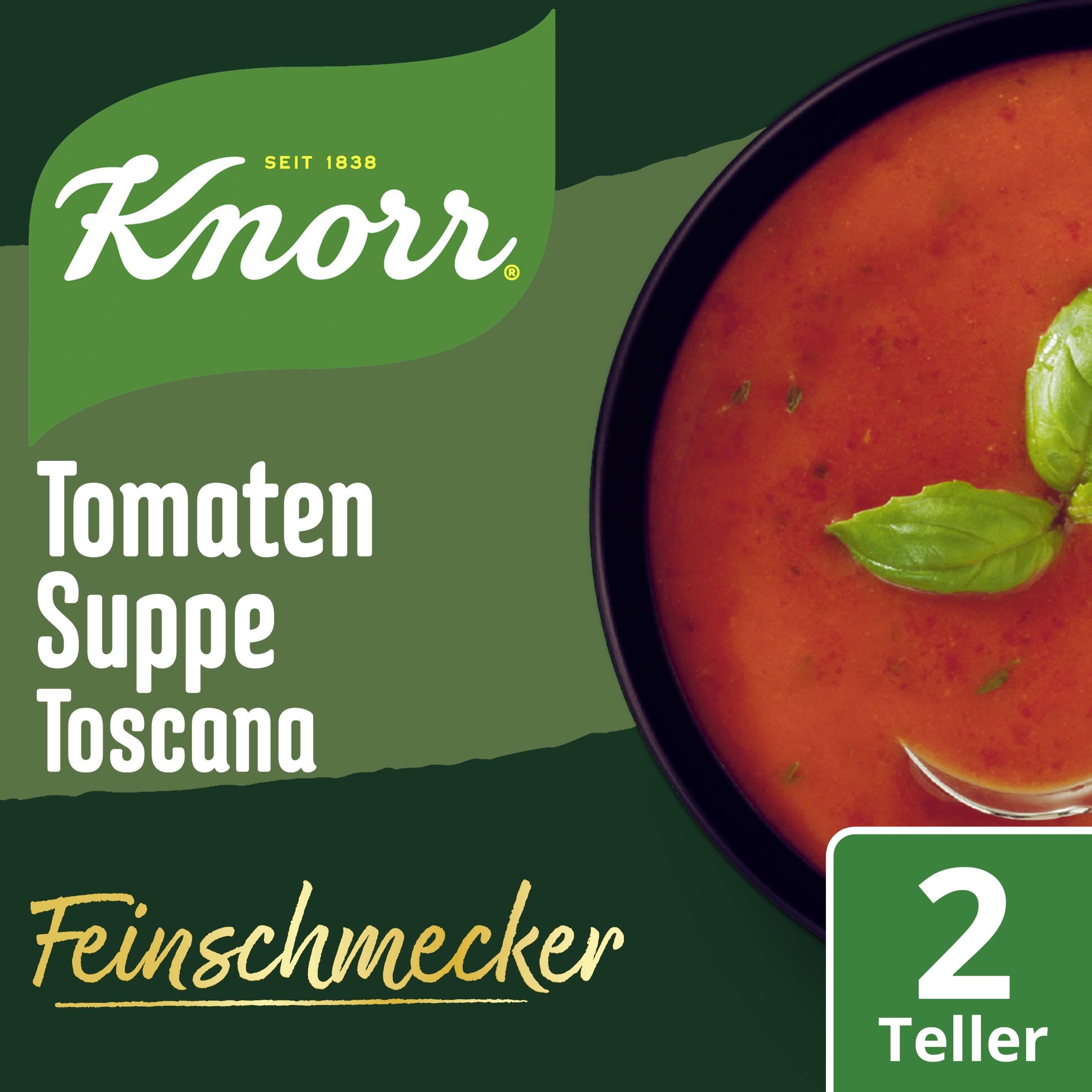Knorr Feinschmecker Tomaten Suppe Toscana 500ml Beutel
