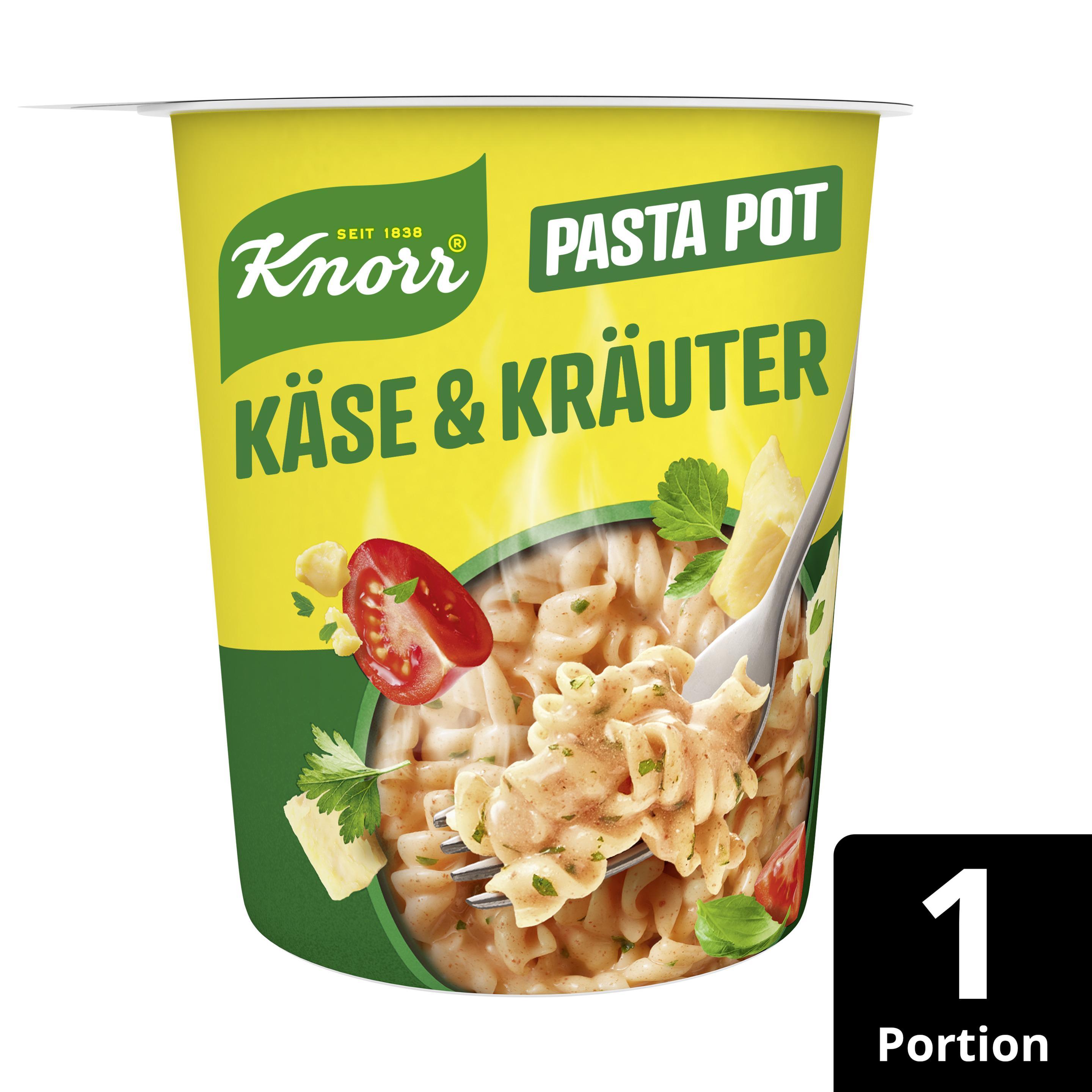 Knorr Pasta Snack Pot Käse & Kräuter 1 Portion