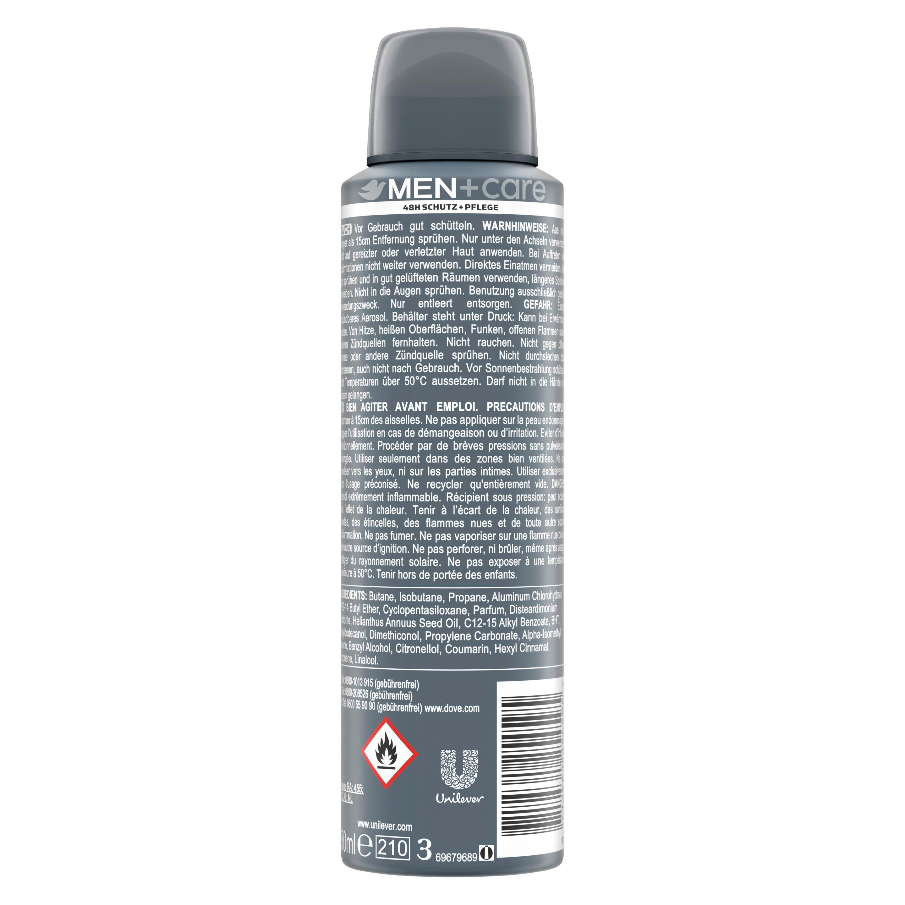 DOVE MEN+CARE Deodorant Clean COMFORT 150 ml