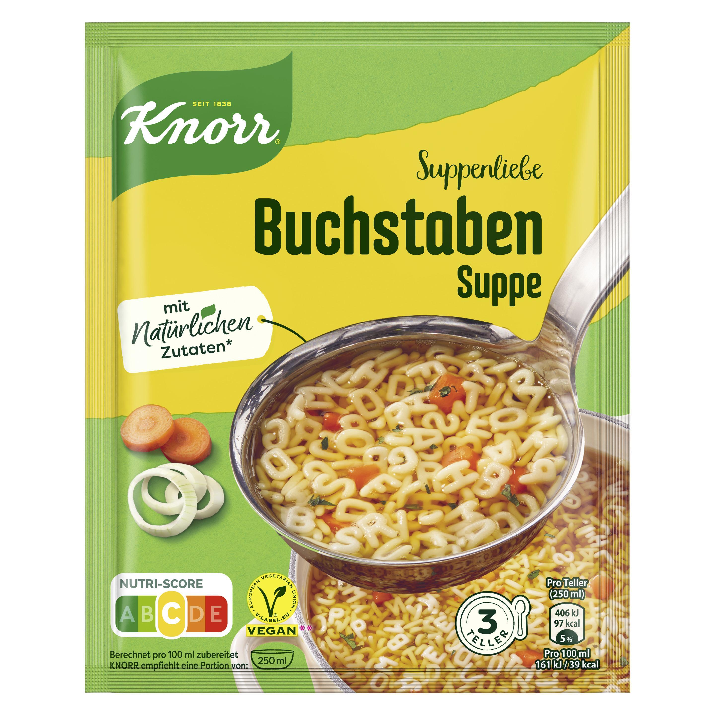 Knorr Suppenliebe Buchstaben Suppe 750ml Beutel
