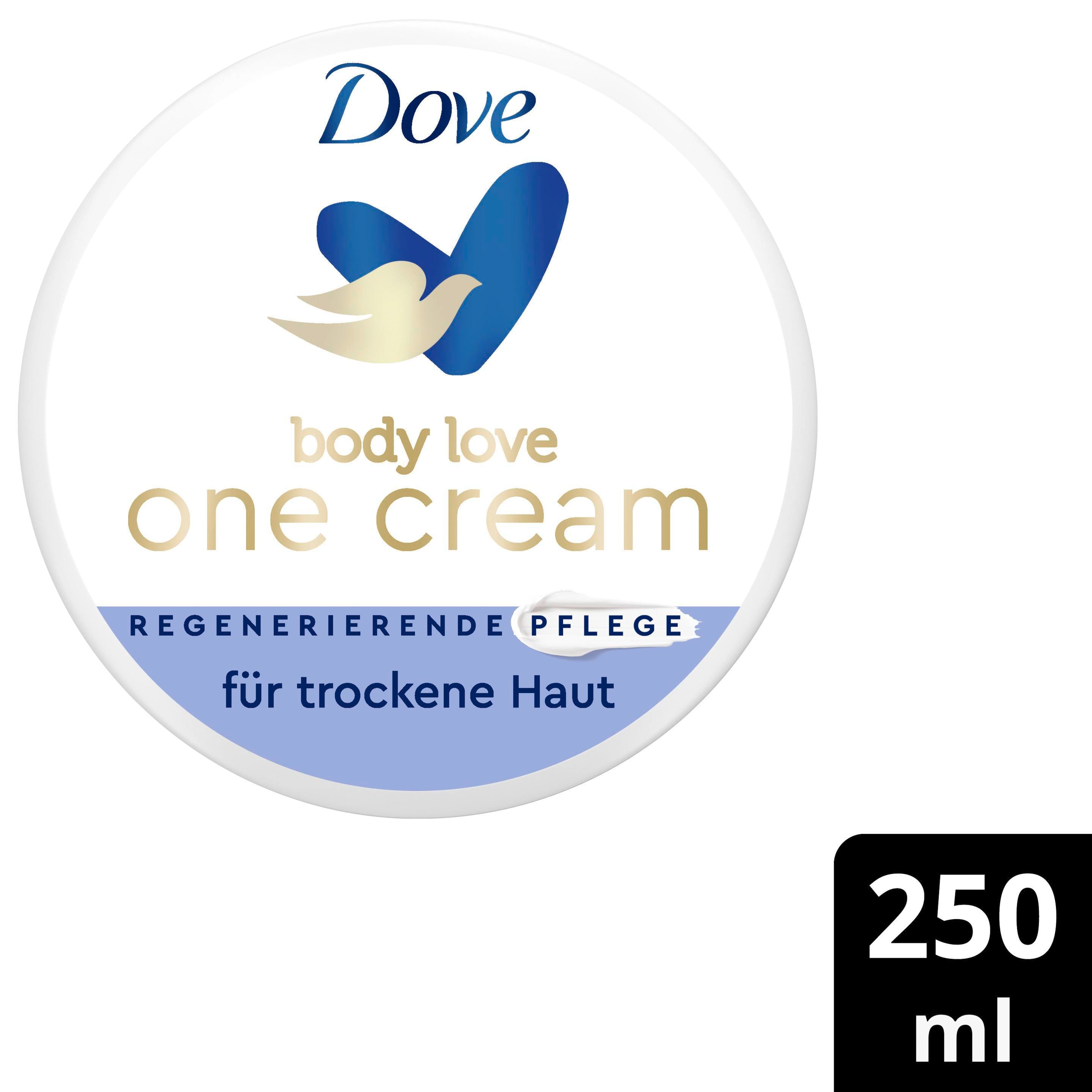Dove One Cream  Körper, Gesicht, & Hände  Reichhaltige Pflege  250 ml