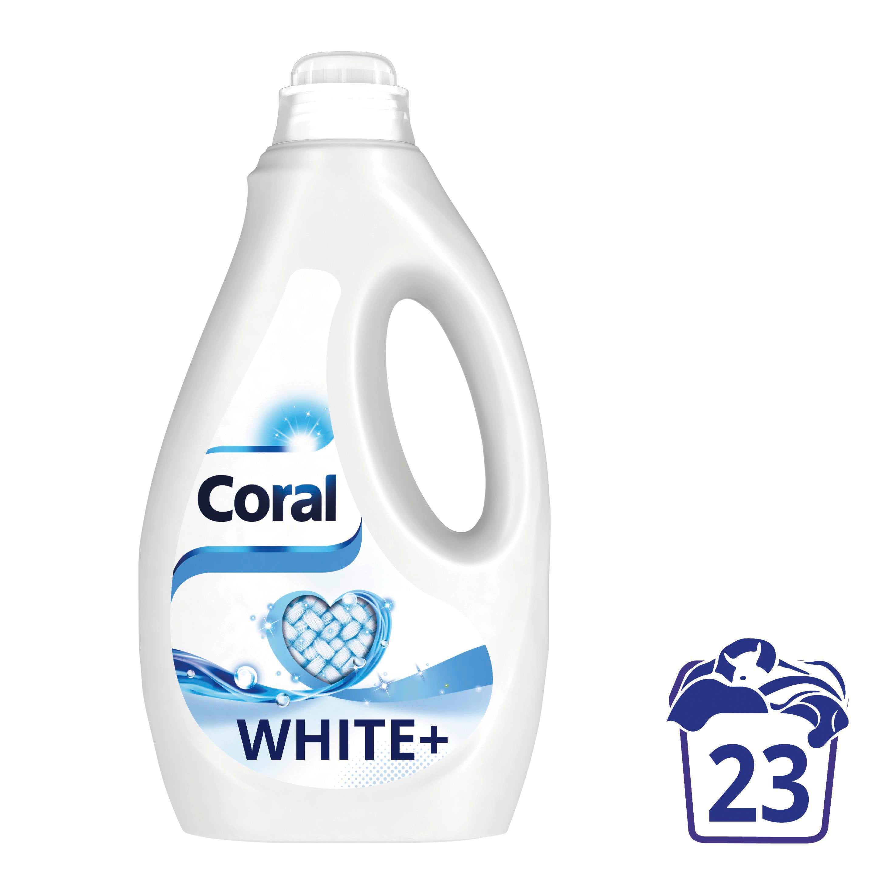 Coral Flüssigwaschmittel White+ 23WL  1,15 L