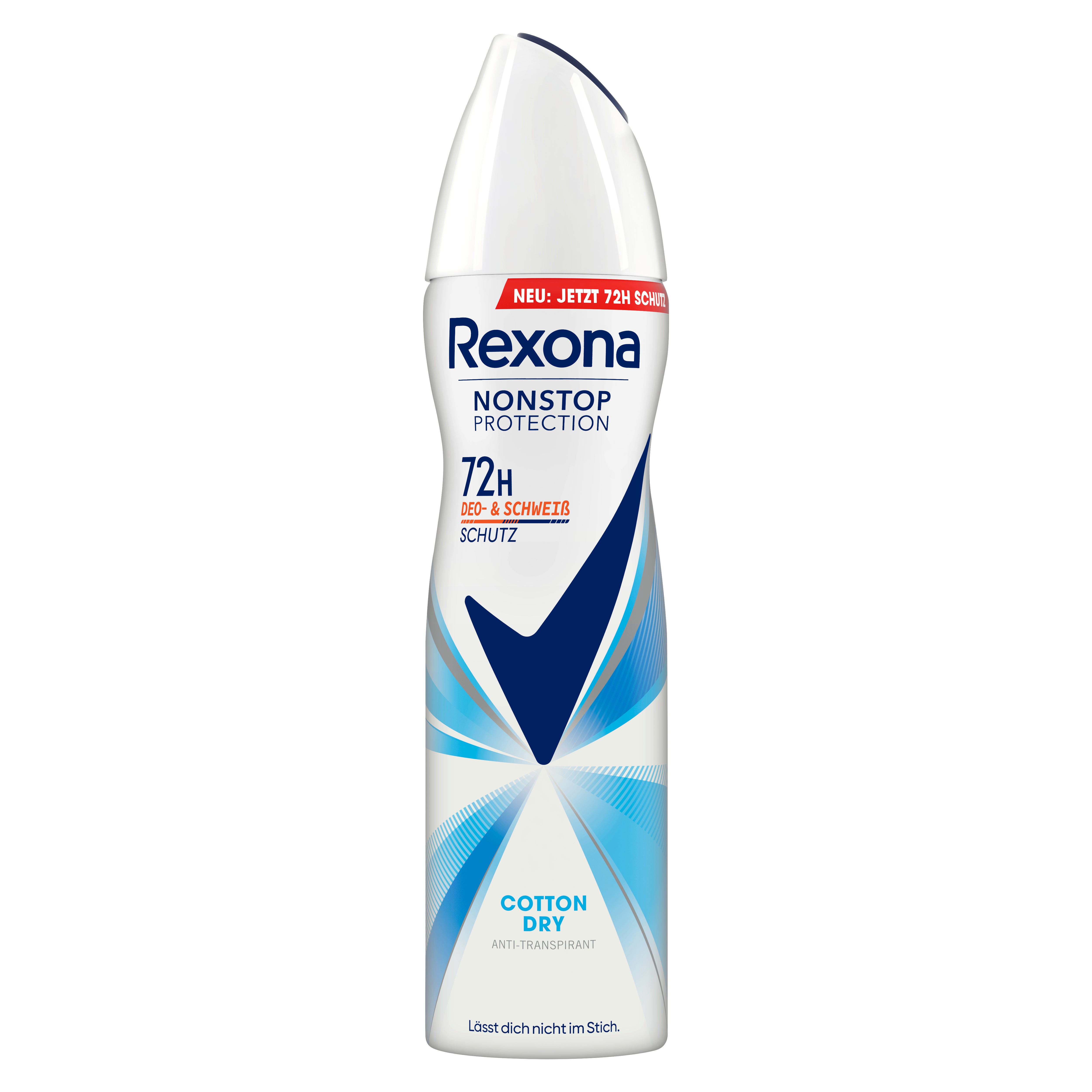 Rexona Nonstop Protection Deospray Cotton Dry Anti Transpirant mit 72 Stunden Schutz vor Schweiß und Körpergeruch 150 ml