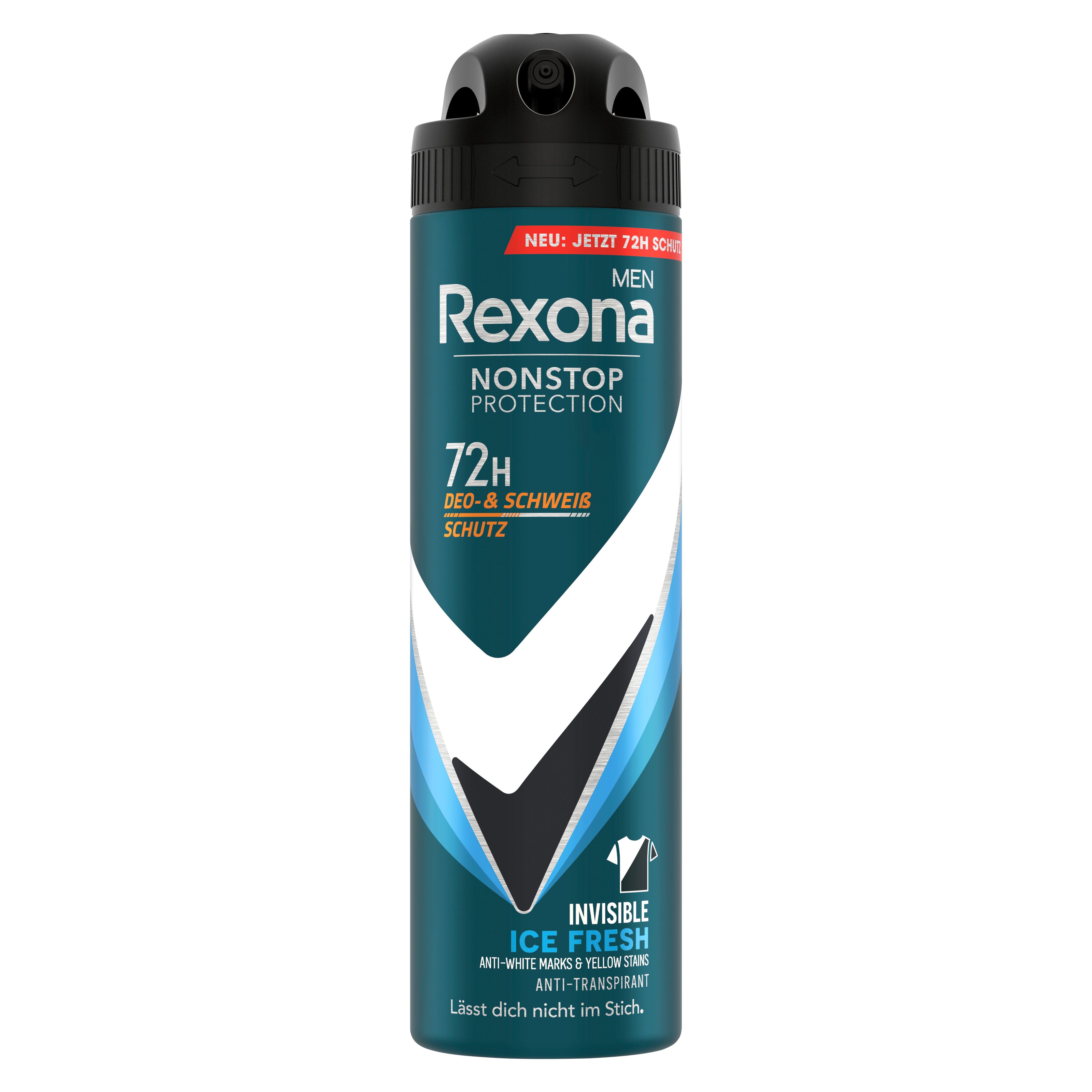 Rexona Men Nonstop Protection Deospray Invisible Ice Fresh Anti Transpirant mit 72 Stunden Schutz vor Schweiß und Körpergeruch 150 ml