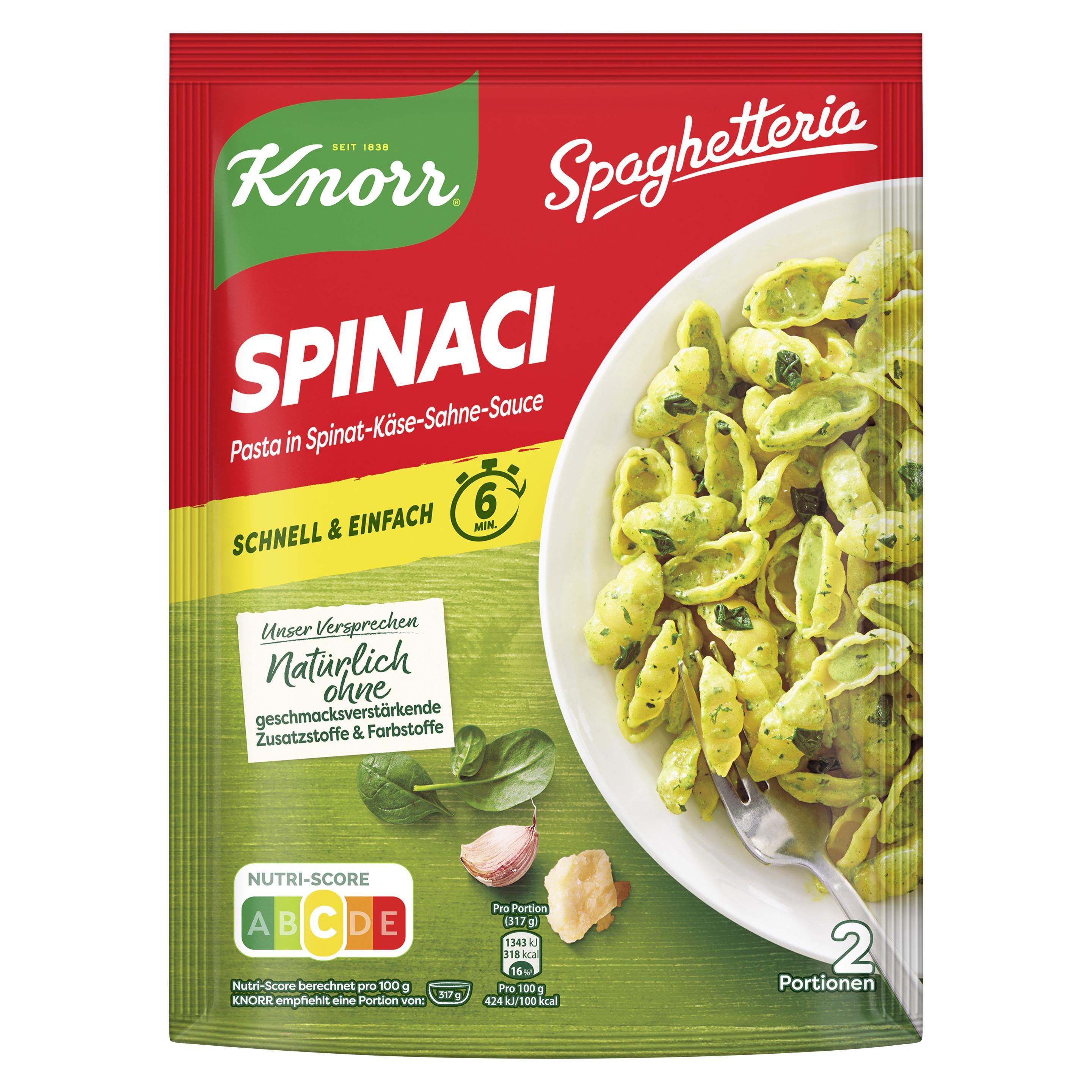 Knorr Spaghetteria Spinaci 160 g