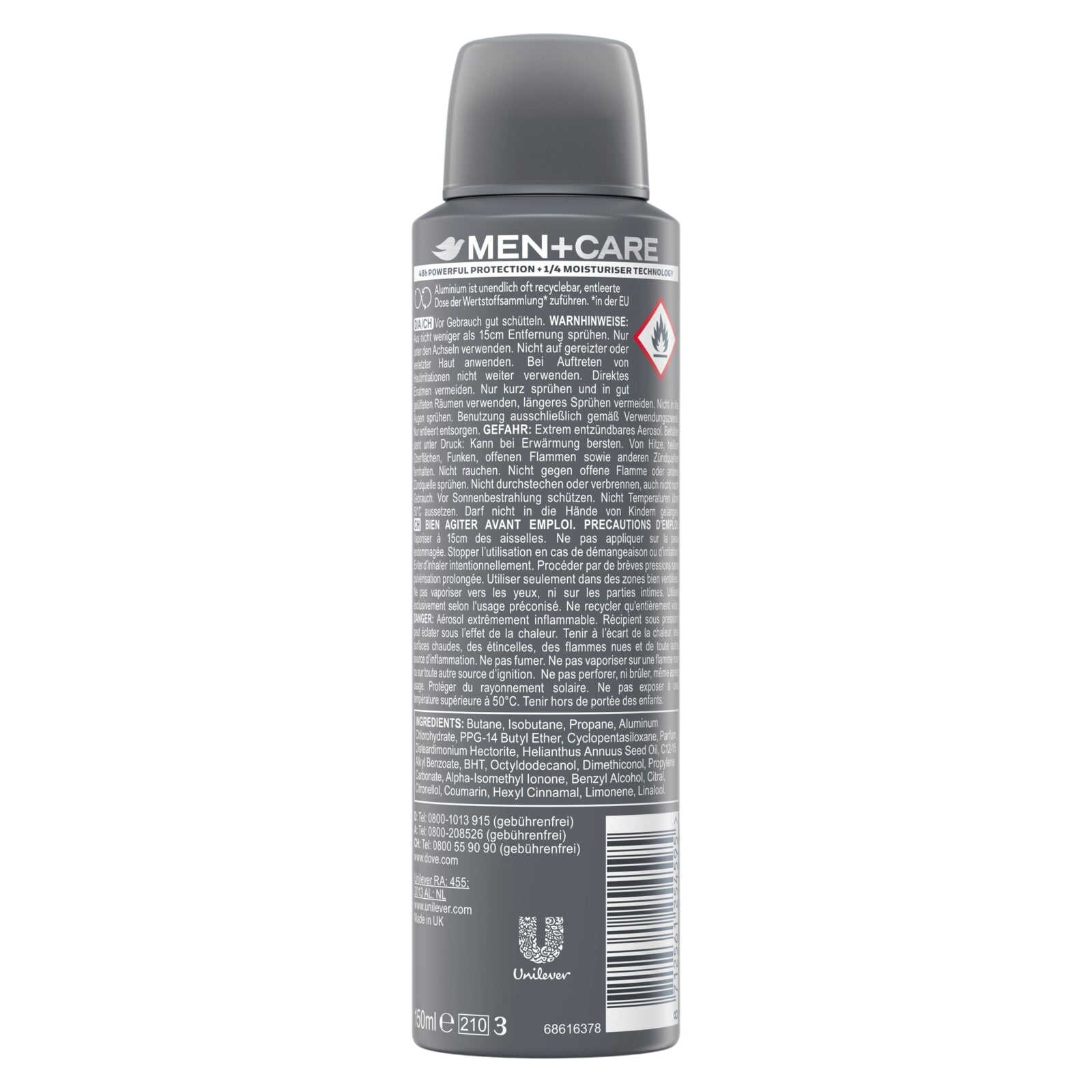 Deo-Spray Antitranspirant Clean Comfort 150ml