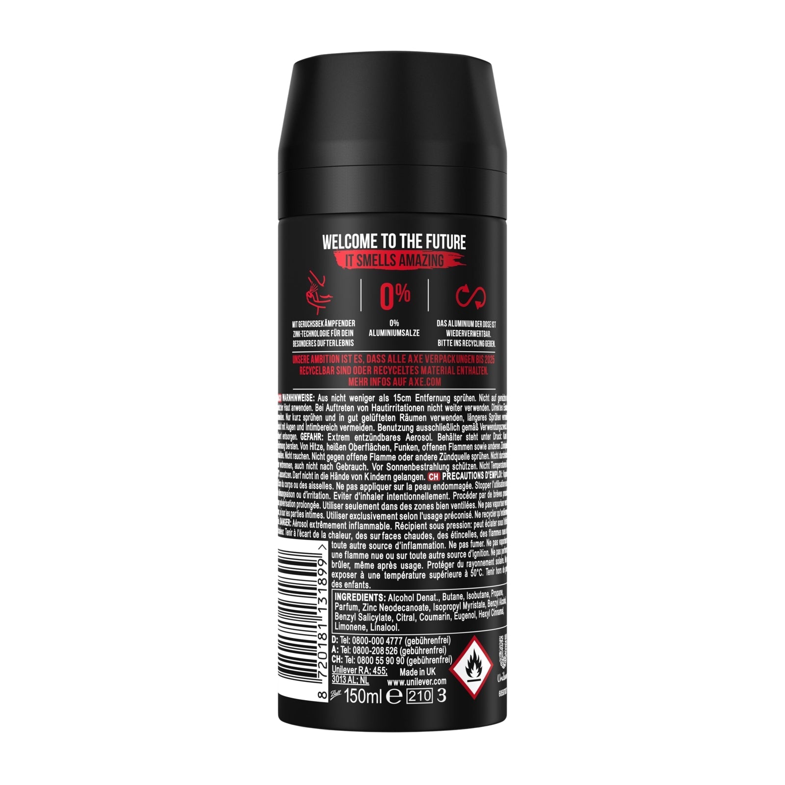 Bodyspray Recharge Sport Fresh Deo ohne Aluminium 150ml