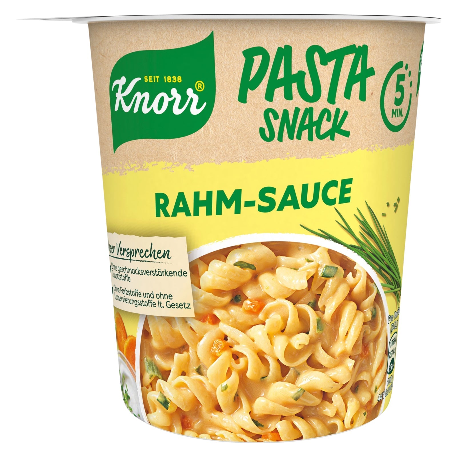 Pasta Snack Rahm Sauce 62g