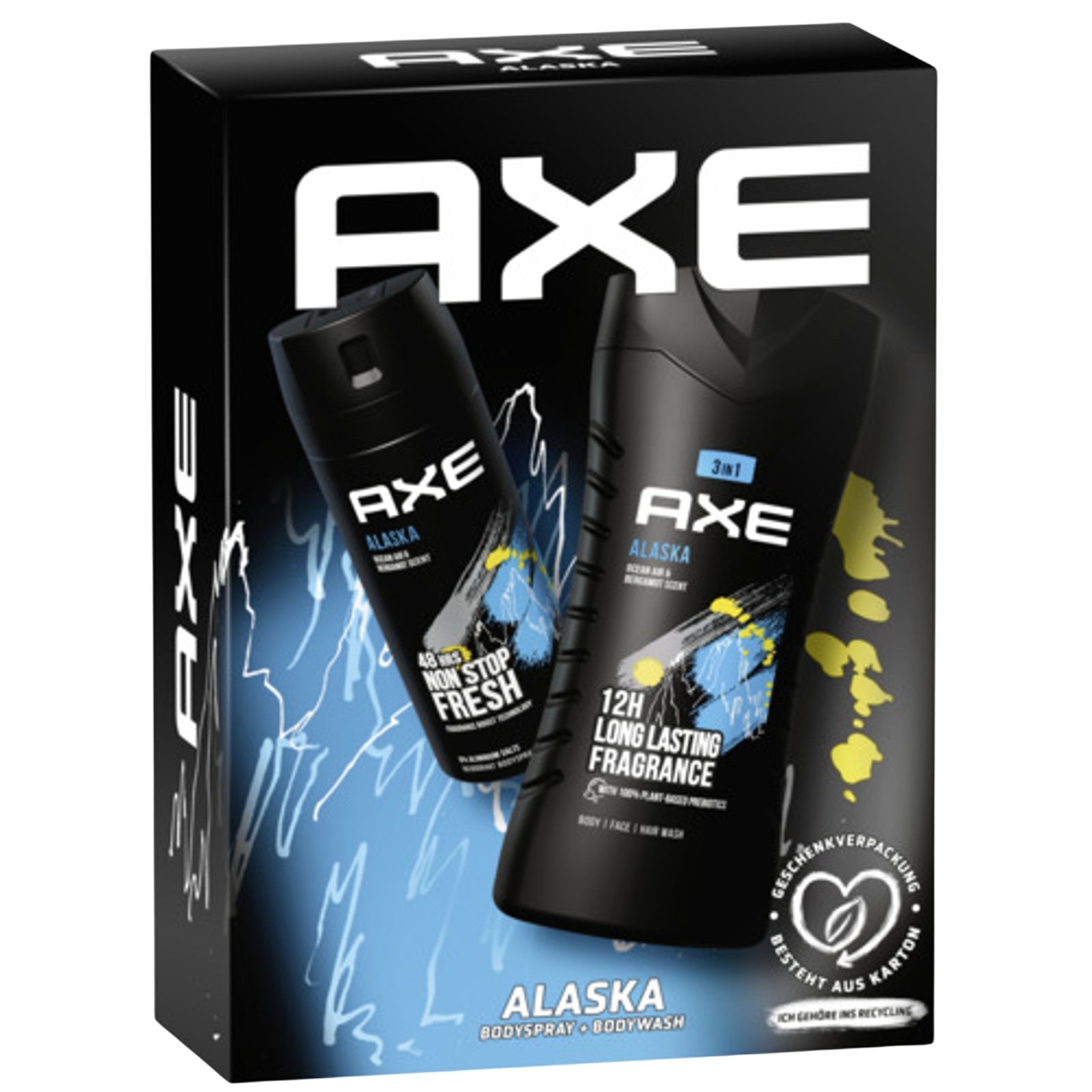 Axe Geschenkset Alaska (Bodyspray 150ml + Duschgel 250ml)