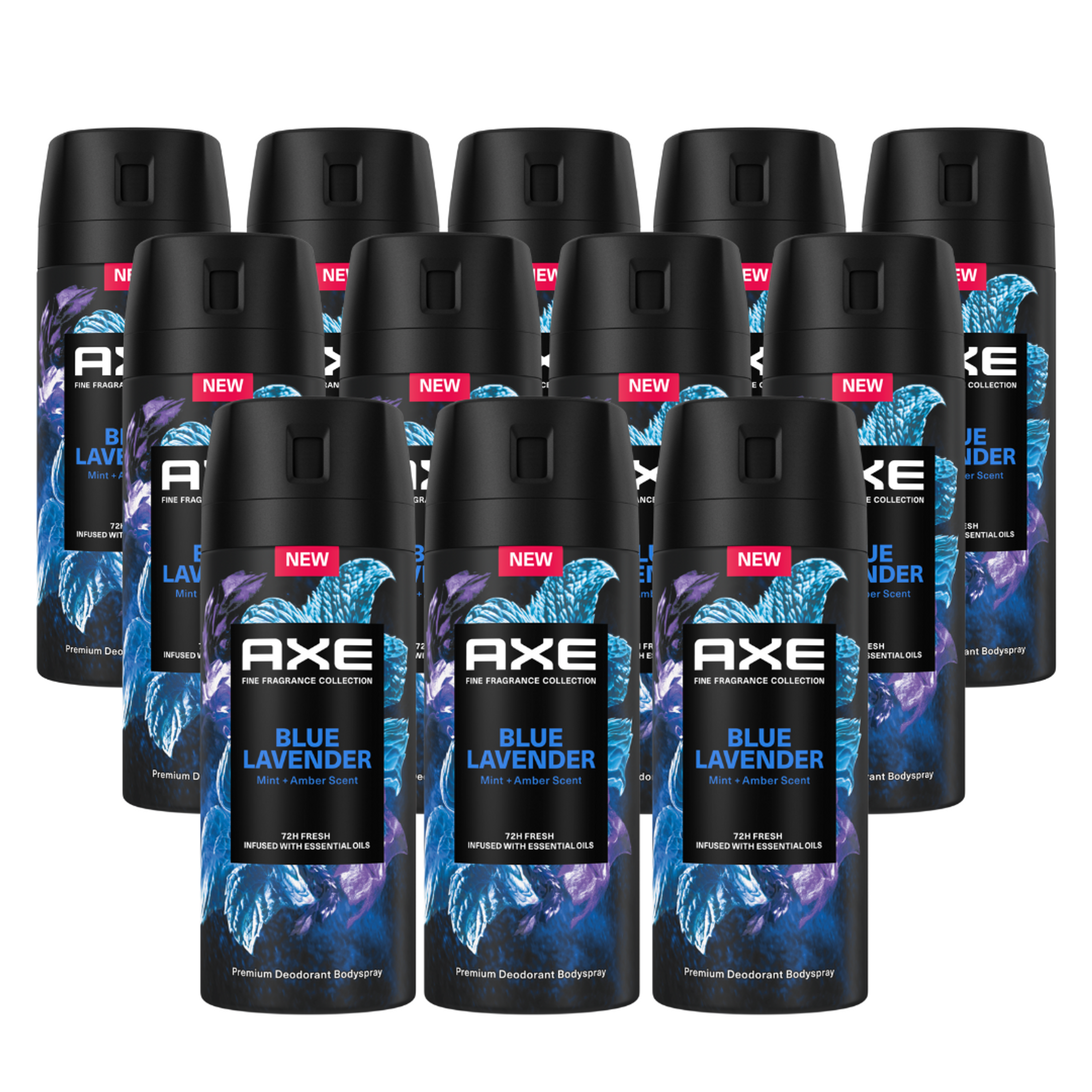 Axe Premium Bodyspray Blue Lavender Deo ohne Aluminiumsalze mit 72 Stunden Schutz 150 ml